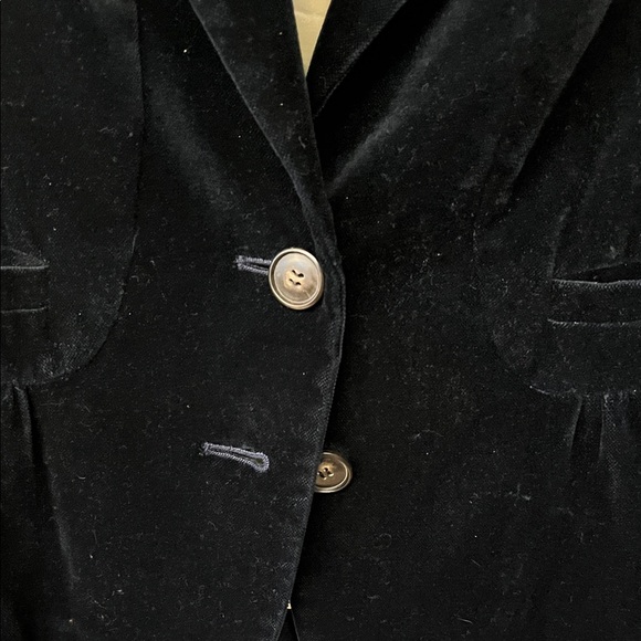 J.Crew Navy Blue Velvet Blazer - Picture 2 of 9